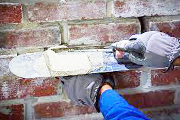 Repointing Joints With New Mortar